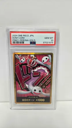 2024 DON!! Card Perona Gold Japanese Premium Booster The Best Foil PSA 10 - Image 1