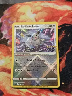 Pokemon Go Radiant Eevee SWSH230 SWSH: Sword & Shield Promo Cards Holo PSA BGS - Image 1