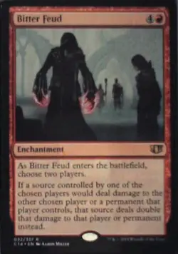 Bitter Feud - Commander 2014: #32, Magic: The Gathering Nm R158 - Image 1