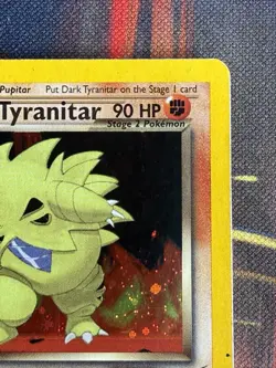 Dark Tyranitar HP Unlimited Neo Destiny Holo Rare 11 N4 Pokemon Heavily Played - Image 4
