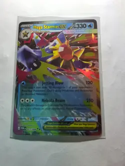 Mega Starmie ex 21/88 Double Rare Pokemon TCG Card ME03 Perfect Order * NM * - Image 2