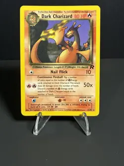 Pokemon TCG Dark Charizard Non-Holo 21/82 Team Rocket Regular MP - Image 2