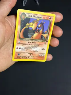 Pokemon TCG Dark Charizard Non-Holo 21/82 Team Rocket Regular MP - Image 4