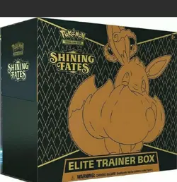 NEW Pokemon TCG Shining Fates Elite Trainer Box Eevee Factory Sealed Cards - Image 1