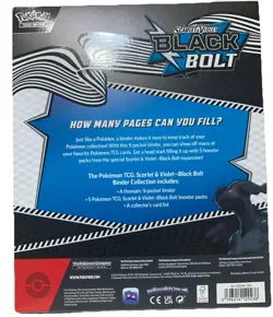 Pokemon Scarlet and Violet SV10.5 Black Bolt Binder Collection - Image 2