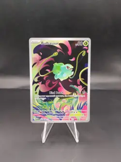 Pokemon TCG Bulbasaur 133/132 Mega Evolution Illustration Rare - Image 1