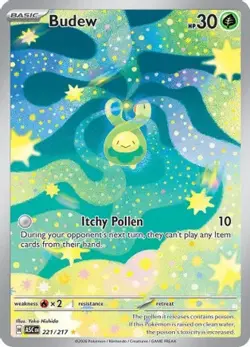 Budew 221/217 Illustration Rare Ascended Heroes NM/M Pokemon - Image 4