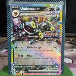 Umbreon ex 060/131 Pokemon TCG SV: Prismatic Evolutions Stamp NM - Image 1