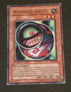 Yu-Gi-Oh! TCG Morphing Jar #2 PSV-EN040 Rare 1st Edition Near Mint - Image 1