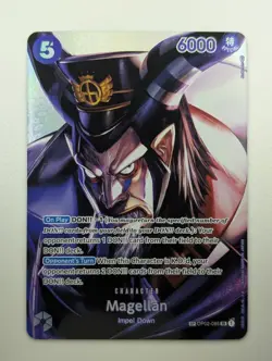 Near Mint 2023 One Piece Kingdoms Of Intrigue Magellan SP SR OP02-085 - Image 1