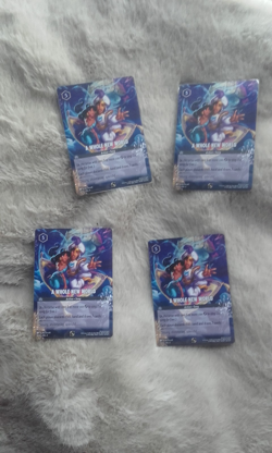 10/C1 A Whole New World Disney Lorcana Infinity Promo Card Non-Foil Playset x4 - Image 1