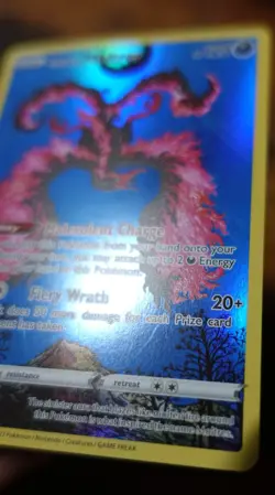 Galarian Moltres SWSH284 Black Star Promo Full Art Pokemon Card LP - Image 3
