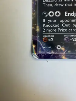 Pokemon Umbreon EX 55/124 Holo Card Fates Collide Ultra Rare MP - Image 2