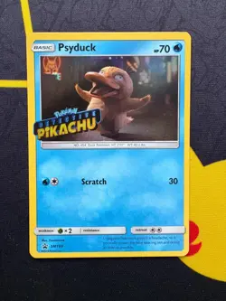 Psyduck SM199 Stamped Holo Promo Sun & Moon Promo Pokemon Card Mint - Image 1