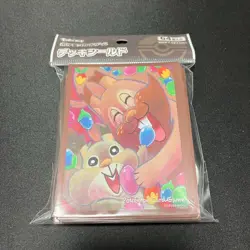 Greedent & Skwovet Card Sleeves 64 Count Pokemon Deck Shield New Japan - Image 1