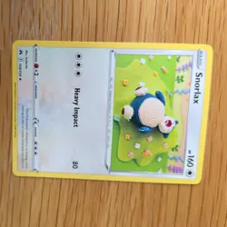 SNORLAX 109/159 POKEMON CARD (CROWN ZENITH SET) ASAKO ITO CROCHET KNITTED - Image 3