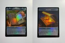 Treasure/Volo's Journal Double-Sided Token 17/18 MTG CLB Foil - Image 3