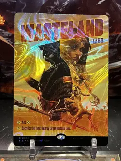 MTG | Wasteland (✨Halo Foil✨) [Secret Lair Encyclopedia] - Image 1