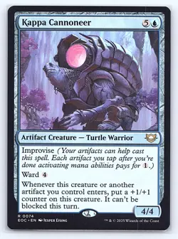 Kappa Cannoneer 74 Rare Commander: Edge of Eternities Magic: The Gathering NM - Image 1