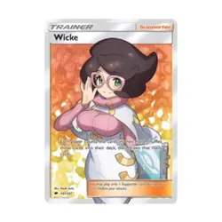 Pokemon Pokemon Sun & Moon - Burning Shadow Wicke (Full Art) (UR) #147 (Ho EX - Image 1
