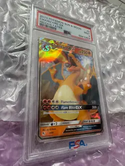 CHARIZARD GX 9/68 2019 PSA 9 POKEMON SUN & MOON HIDDEN FATES ENG - Image 2