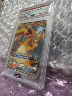 CHARIZARD GX 9/68 2019 PSA 9 POKEMON SUN & MOON HIDDEN FATES ENG - Image 3