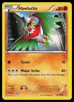 Hawlucha 39/108 Common Roaring Skies Pokemon Near Mint - Image 1