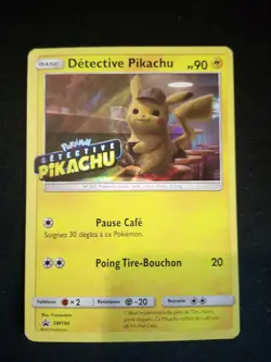 Carte Pokemon Detective Pikachu Sm190 Holo Promo Soleil Et Lune - Image 1