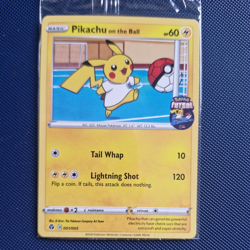 Pikachu on the Ball 001/005 Pokemon Card Sealed Promo Futsal England Exclusive 2 - Image 1