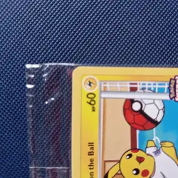 Pikachu on the Ball 001/005 Pokemon Card Sealed Promo Futsal England Exclusive 2 - Image 2