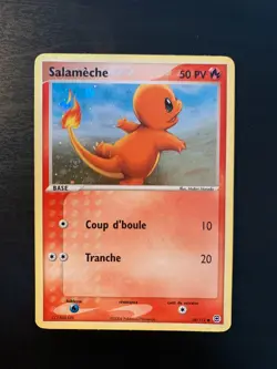 Carte Pokemon : Salameche 58/112 Reverse Ex Rouge Feu Vert Feuille Francaise - Image 1