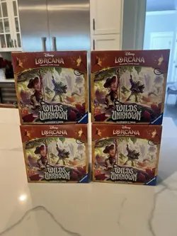 ***LOT OF 4*** Disney Lorcana: Wilds Unknown Illumineer's Trove Box Brand New - Image 1