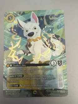 Disney Lorcana Archazia’s Island Bolt Superdog Enchanted 207/204 - Image 1