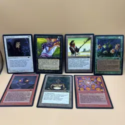 MTG Antiquities Lot 7 Cards 1994 Vintage Atog Pixies Old School Magic LP - Image 1