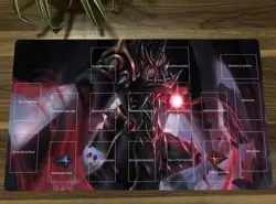 Anime YGO Playmat Dragon of Red Eyes CCG TCG Mat Pad Trading Card Game Mat - Image 1