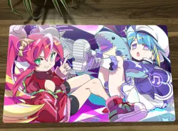 YGO Playmat Live☆Twin Ki-sikil & Lilla TCG Mat Trading Card Game Mat New - Image 1