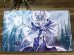 YGO Playmat Silent Magician CCG TCG Mat Trading Card Game Mat Free Bag - Image 1