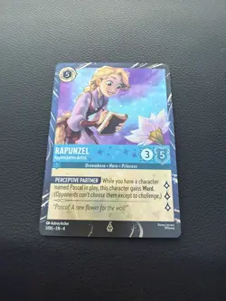 Disney Lorcana Rapunzel Epcot Festival of Arts Promo Trading Card Holo 2026 - Image 1
