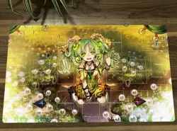 Anime Girl YGO Playmat Traptrix Sera CCG TCG Pad Trading Card Game Mat - Image 1