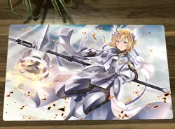 YGO Playmat Dogmatika Ecclesia, the Virtuous CCG TCG Mat Card Game Mat Bag - Image 1