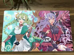 YGO Playmat Anime Dream Mirror Ikelos CCG TCG Mat Trading Card Game Mat New - Image 1
