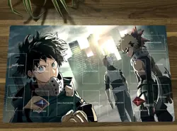 NEW YGO Playmat My Hero Academia TCG CCG Mat Boy Trading Card Game Mat Gift - Image 1