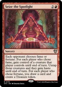 Seize the Spotlight - Near Mint MTG Commander: Outlaws of Thunder Junction - Image 1