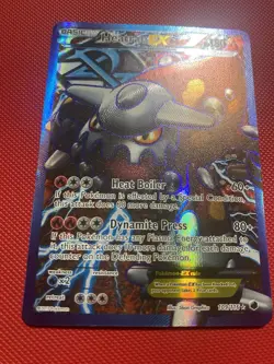 Heatran EX (Team Plasma) (Full Art) 109/116 Plasma Freeze Holo Pokemon Card TCG - Image 3