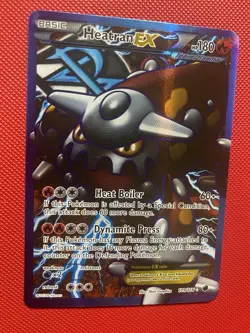 Heatran EX (Team Plasma) (Full Art) 109/116 Plasma Freeze Holo Pokemon Card TCG - Image 5