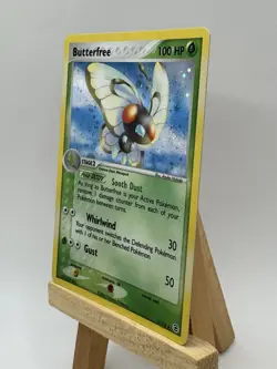 Pokemon TCG Holo Rare Butterfree 2/112 Fire Red Leaf Green Vintage Card - Swirl - Image 4