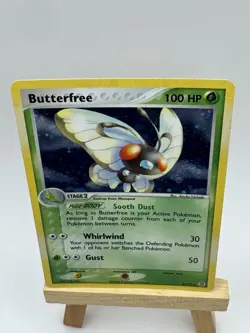 Pokemon TCG Holo Rare Butterfree 2/112 Fire Red Leaf Green Vintage Card - Swirl - Image 5