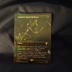 MTG Legolas's quick reflexes Lord of the rings FOIL - Image 1
