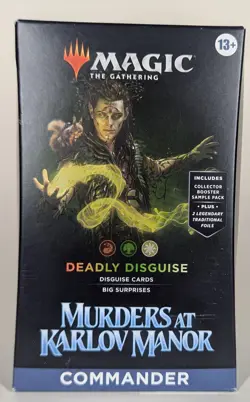 MTG Deadly Disguise Commander Deck | Precon | Magic | Murders at Karlov Manor - Image 1