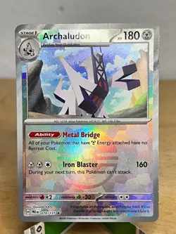 Prismatic Evolutions Archaludon (Poke Ball Pattern) 070/131 Rare Pokemon NM/M - Image 1